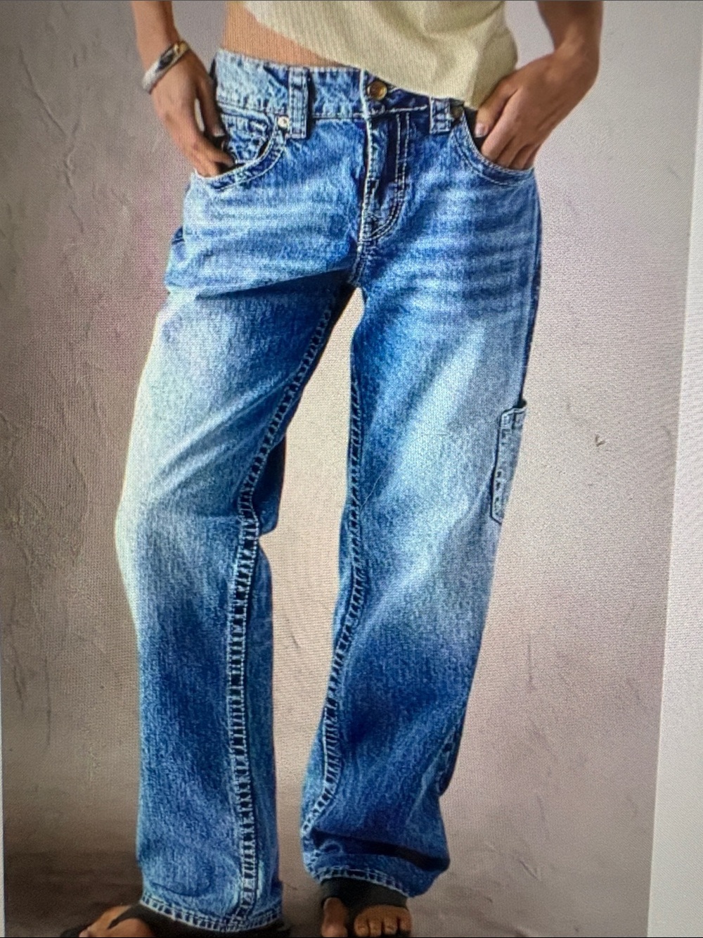 Flamingals Cargo Jean NWT Size S
